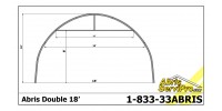 Abri d'auto 18' x 20'